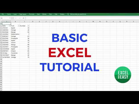 Microsoft Office Excel User Interface for Beginners
