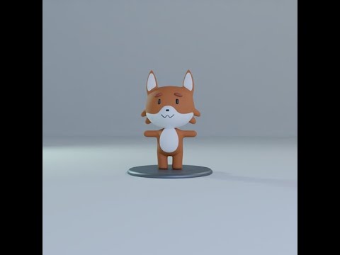 Modeling a 3D fox character in Blender