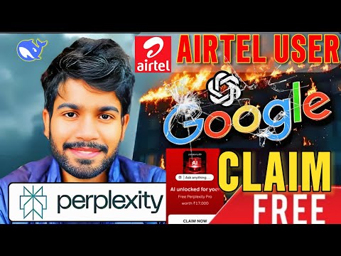 Perplexity AI Free for Airtel Users | ₹17,000 Pro Plan Claim Process 