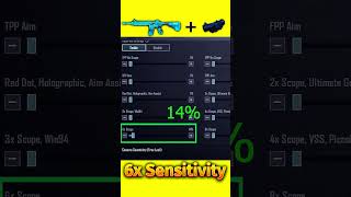 6x Scope Sensitivity for BGMI