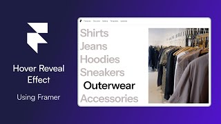 Create Smooth Hover Reveal Effects in @Framer