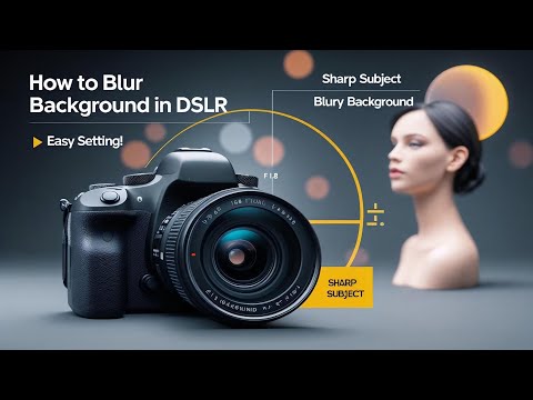 how to blur background in dslr
