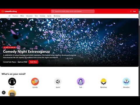 🎟️ LatentBooking – Modern Event Ticket Booking Platform | (Turborepo, Next.js, Redis, Cashfree)