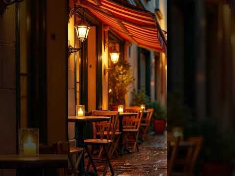 Saxophone in the Rain | Rainy Paris Café Ambience