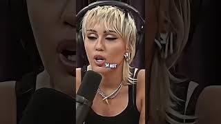 Joe Rogan's SHOCKING Rant About Miley Cyrus! 😱🎤 #shorts