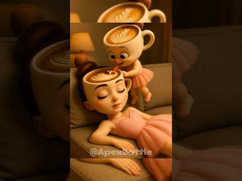 Baby Ballerina’s Sweet Coffee Revenge! 🚗 ☕💥 #shorts #brainrot #story