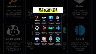 12 Tools For Web Development #website #devlopment #tools #ai #ytshorts #viral #youtuber #yt #shorts