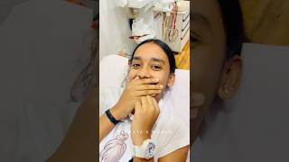 First time threading experience |#pain ? #firsttime #threading #eyebrows #shorts #youtubeshorts #yt