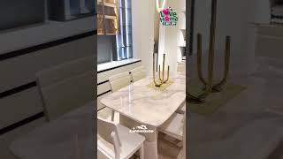 Unique Modern Dining Set #diningroominterior