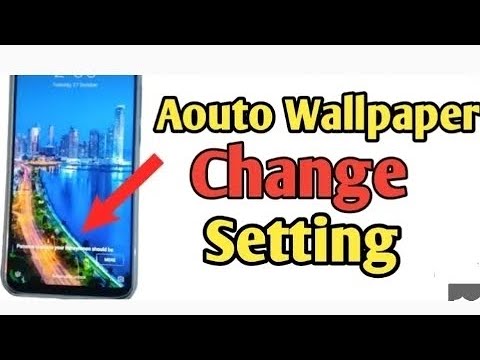 How to change wallpaper on mobile || apni photo mobile ki screen par kasay lagay || Easy way