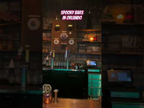 Spooky bars are in Orlando #floridaliving #orlandoflorida #cocktail&screams #adventure