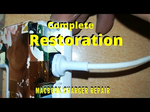 Apple macbook charger restoration -DIY!