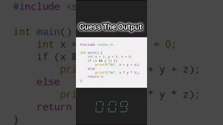 Guess the output before it blows your mind! #CProgramming #CodingChallenge #Programmer#codewithme