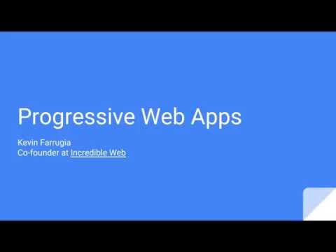 Progressive Web Apps Tutorial - Part #1