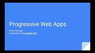 Progressive Web Apps Tutorial - Part #1