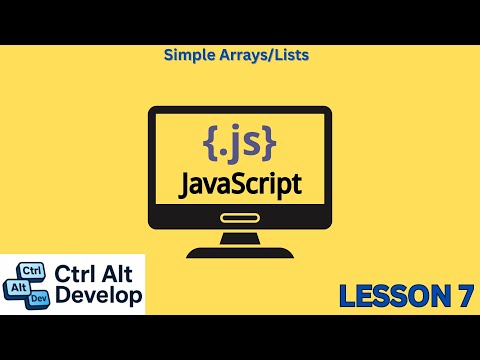 Learn JavaScript: Simple Arrays/Lists