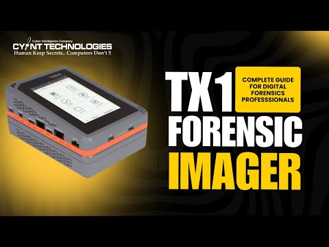 TX1 Forensic Imager: Complete Guide for Digital Forensics Professionals | Vijay Gupta | Cyint Tech