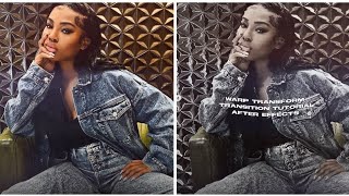 warp style transform transition on after effects || tutorial