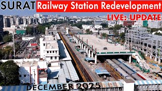 Surat Railway Station Redevelopment Project update | Surat MMTH #Gujarat #4k 
