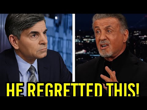Stallone walks off live TV after explosive clash with George!" #viral #animation