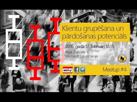 RigaPowerBI #4 - Klientu segmentācija
