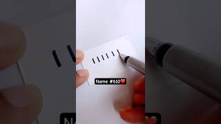 Write ur name like a game#610 #nameartvideo #handlettering #writingtechniques #handwriting #shorts