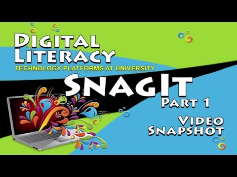 SnapShot SnagIt Tutorial Part 01 Install