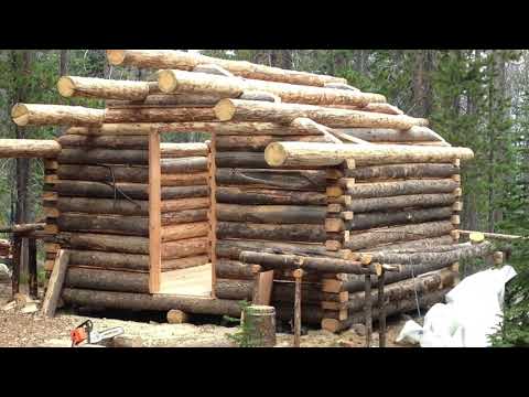 Remote Wilderness Cabin Build