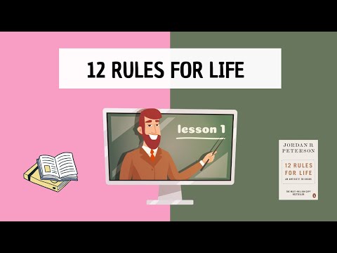 12 Rules For Life (book summary) by Jordan Peterson - The guide to a happy life!