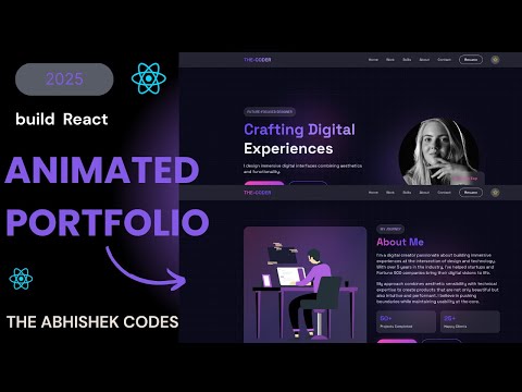 How to Build Simple Portfolio Website with Tailwind CSS | Modern Developer Portfolio Tutorial