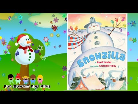 SNOWZILLA "THE GIANT SNOWMAN"☃️  Kids Stories Read Aloud | Childrens Read Along | Fun Stories Play