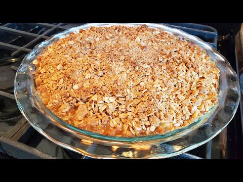 Smoked Apple Crisp on the Pit Boss 700FB