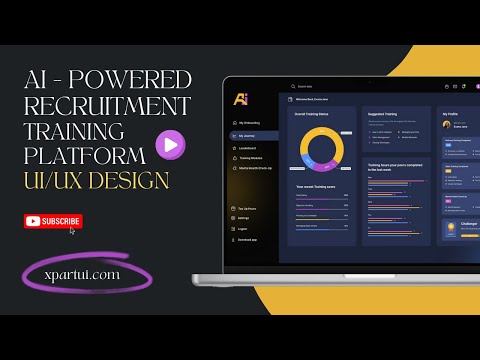 UI/UX design project for AI - Powered Recruitment Training Platform | UI UX design project