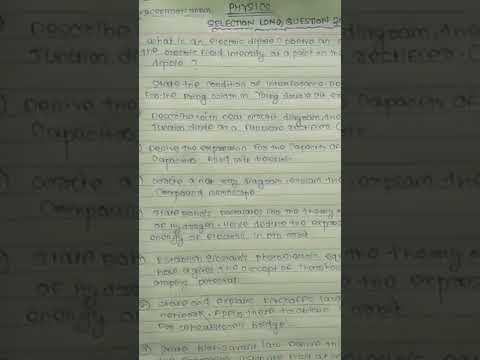 Physics Selection long question for 2022 part-1#shorts #importantquestions #chseodisha #board #exam