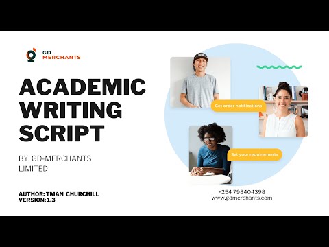 Academic Writing Ordering script demo