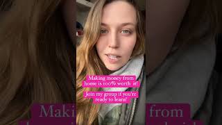 I was broke when to make money online! #sidehustlesformoms #workfromhomemom #makemoneyfromhome