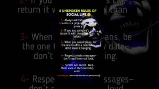 5  Powerful Social Rules That Will Change Your Life |Psychology Tips