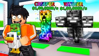 I Got The OP Minecraft Mobs In STEAL A MOB Roblox