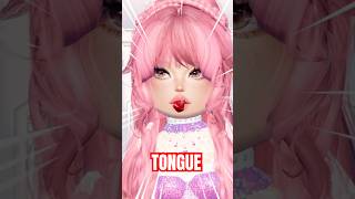 How to get a TONGUE on Dress To Impress.. #roblox #dti #dresstoimpress #shorts #tongue