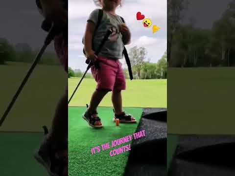 Sometimes the journey is way more fun than the destination. #beautiful #golf #love #kids #funny