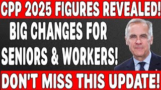 🚨 Canada Pension Plan 2025 – Latest Figures Explained!