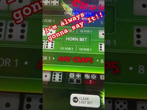 The Combo of History!! #casino #crapsstrategy #crapsnation #vegas