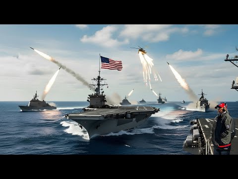 U.S Navy Fires Missile — Trump Witnesses the Moment Live - Maduro on Full Alert