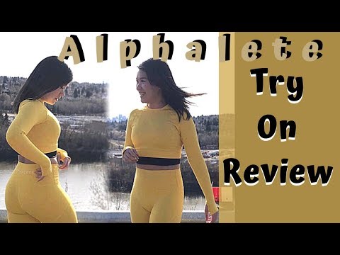 UNSPONSORED ALPHALETE HAUL // Try On Review + Sizing !!