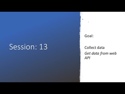 Python boot camp | Session 13 | Project: Getting data from an API