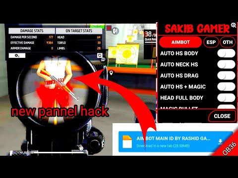 new pannel hack for modile📲😨 | free pannel hack antiban+💯%working config-enjecter