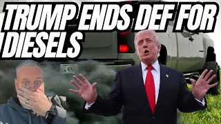 Trump Ends DEF Requirements Diesel Freedom Is On The Way 