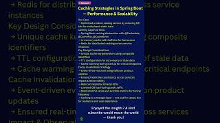 Java Mock Interview Series | Question 4 |   Caching Strategies in Spring Boot (5–10 Yrs Experience)