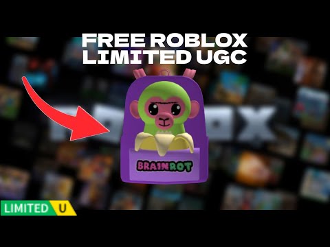 ROBLOX FREE UGC LIMITED HOW TO GET