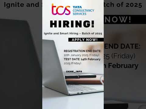 BIG NEWS! TCS is hiring 40,000 freshers this year! #hiring #job #coding #ai #vacancy